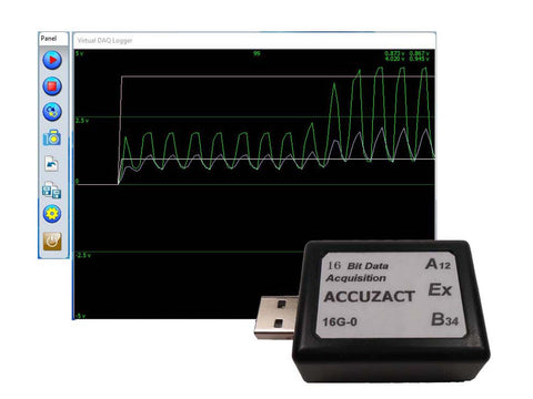 USB Multi-channels Millivolt Inputs 16-Bit Low Speed Data Acquisition, Compare & Logger